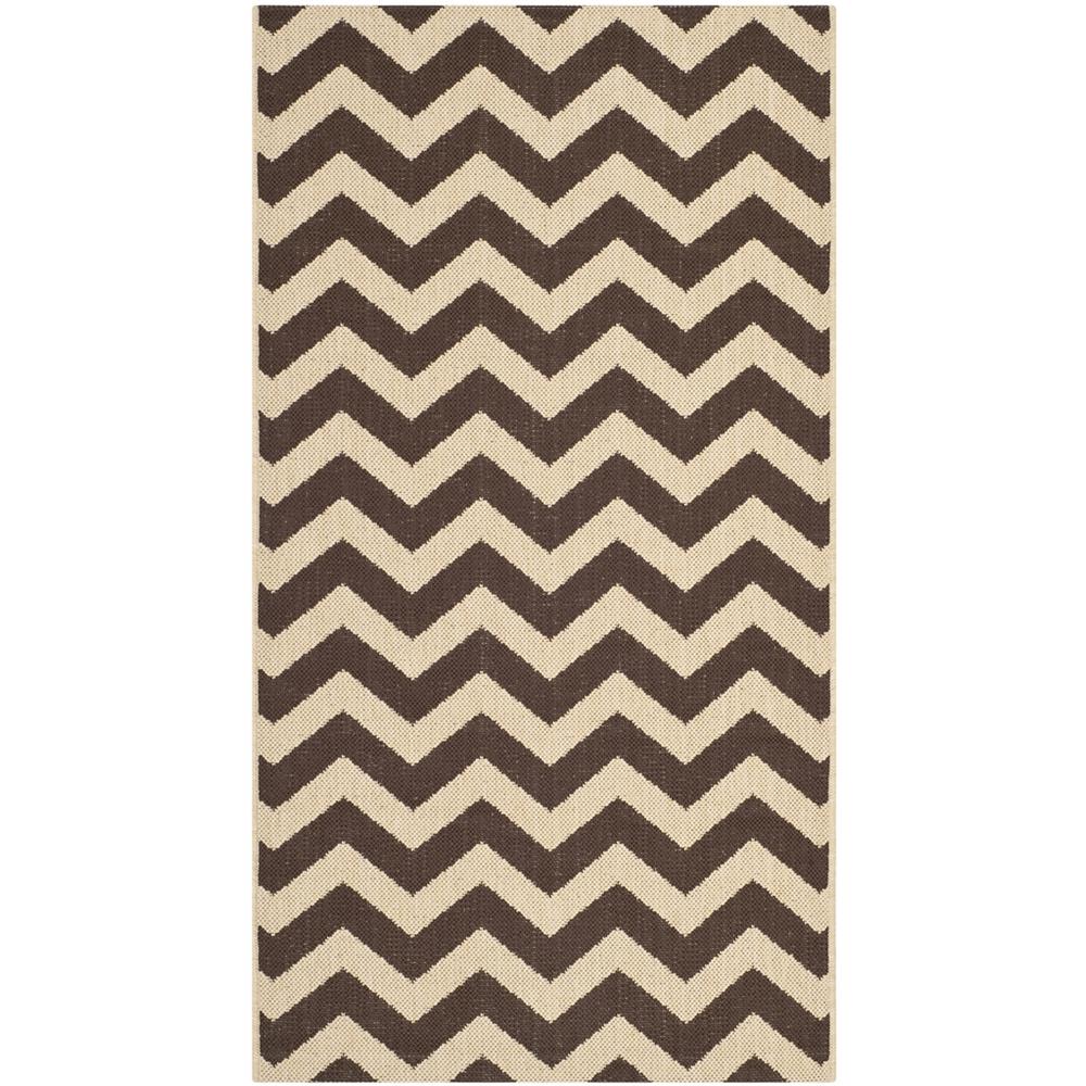 COURTYARD, DARK BROWN, 2'-7" X 5', Area Rug, CY6244-204-3. Picture 1