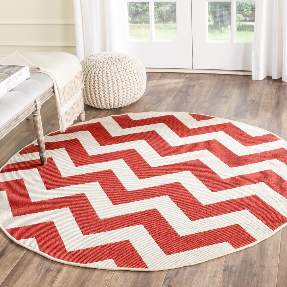 COURTYARD, RED, 5'-3" X 7'-7", Area Rug, CY6244-248-5. Picture 5