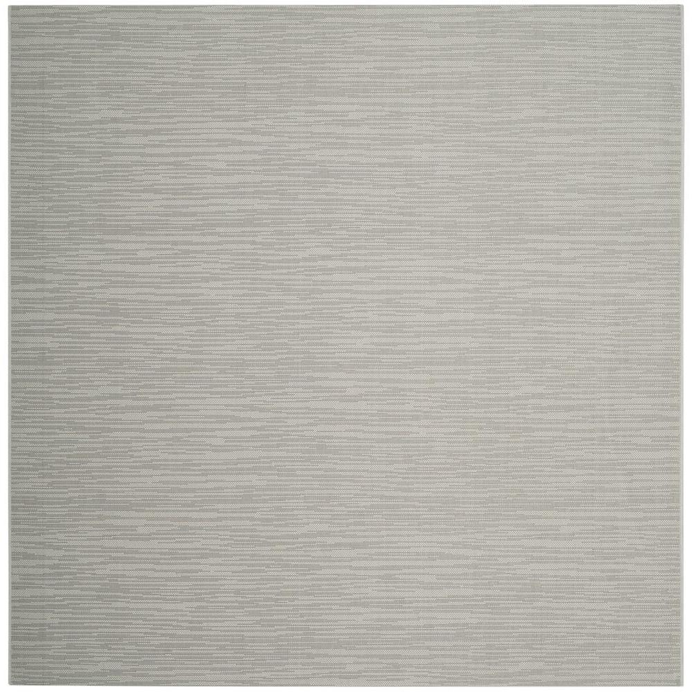 COURTYARD, LIGHT GREY, 6'-7" X 6'-7" Square, Area Rug. Picture 1