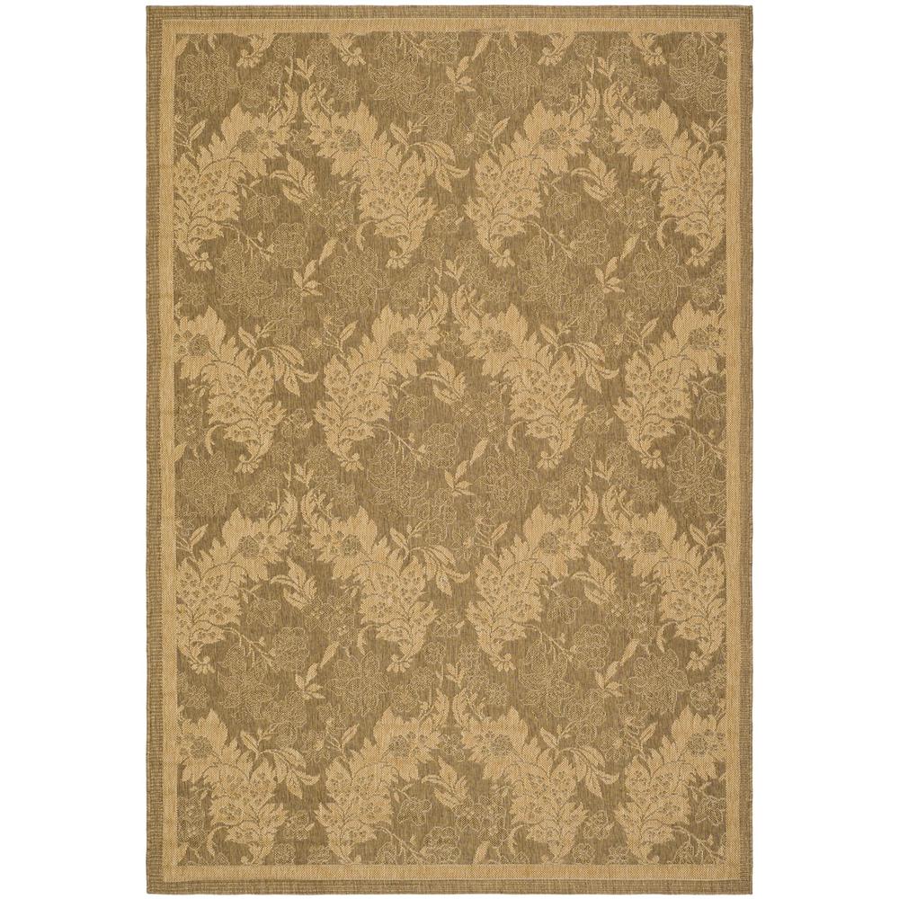 COURTYARD, GOLD / NATURAL, 6'-7" X 9'-6", Area Rug, CY6582-49-6. The main picture.