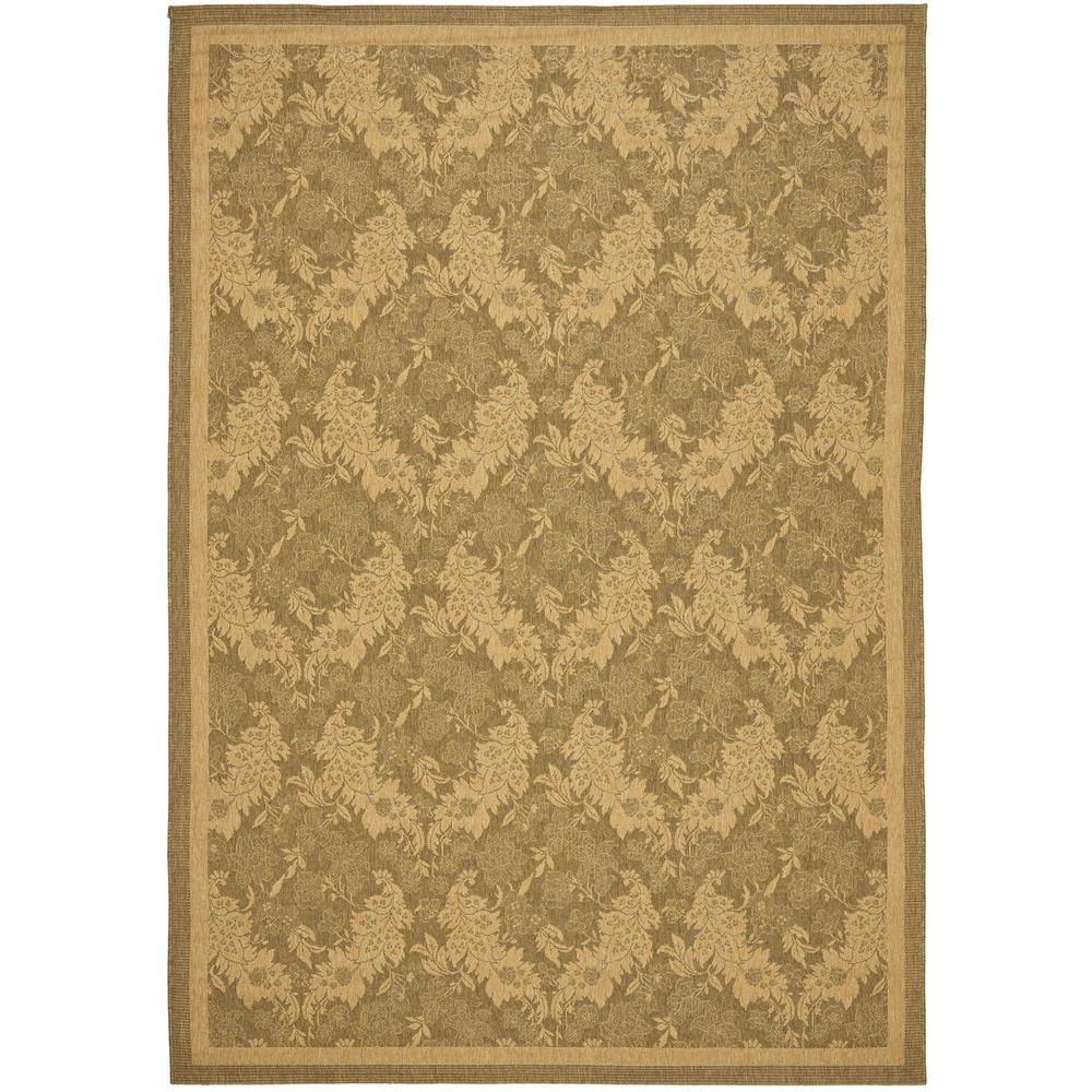 COURTYARD, GOLD / NATURAL, 8' X 11', Area Rug, CY6582-49-8. Picture 1