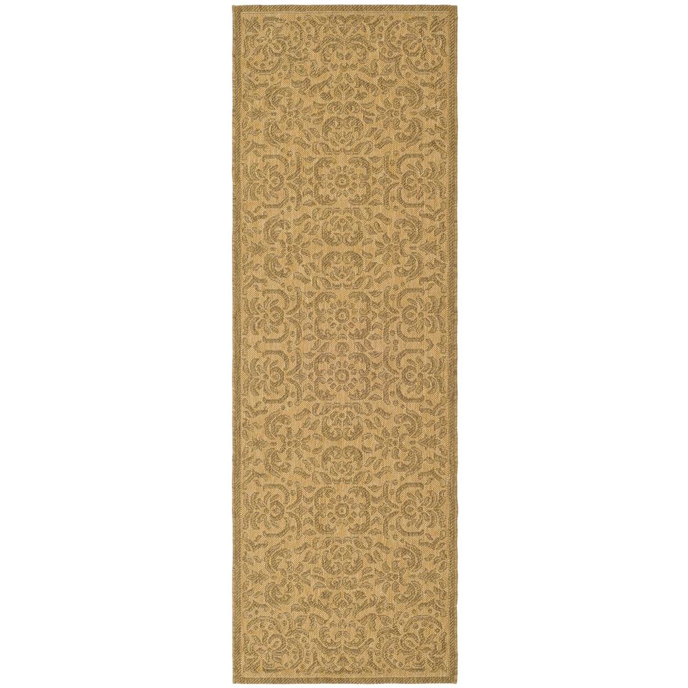 COURTYARD, NATURAL / GOLD, 2'-3" X 6'-7", Area Rug, CY6634-39-27. Picture 1