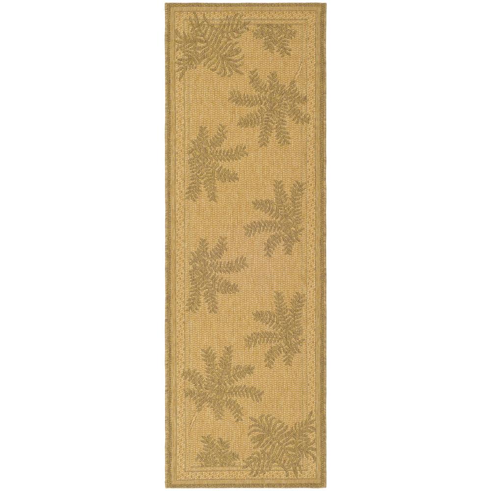 COURTYARD, NATURAL / GOLD, 2'-3" X 10', Area Rug, CY6683-39-210. Picture 1
