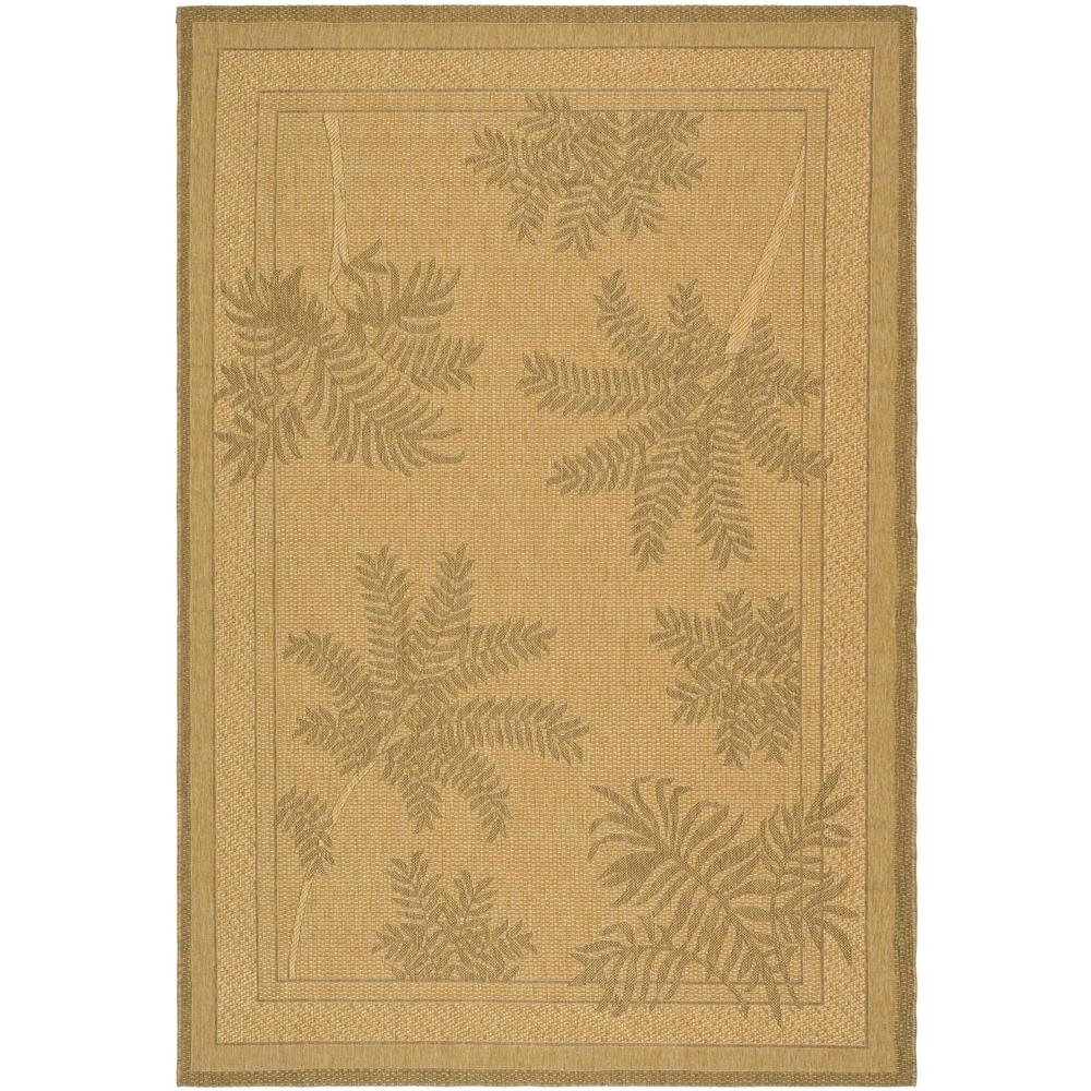 COURTYARD, NATURAL / GOLD, 6'-7" X 9'-6", Area Rug, CY6683-39-6. The main picture.