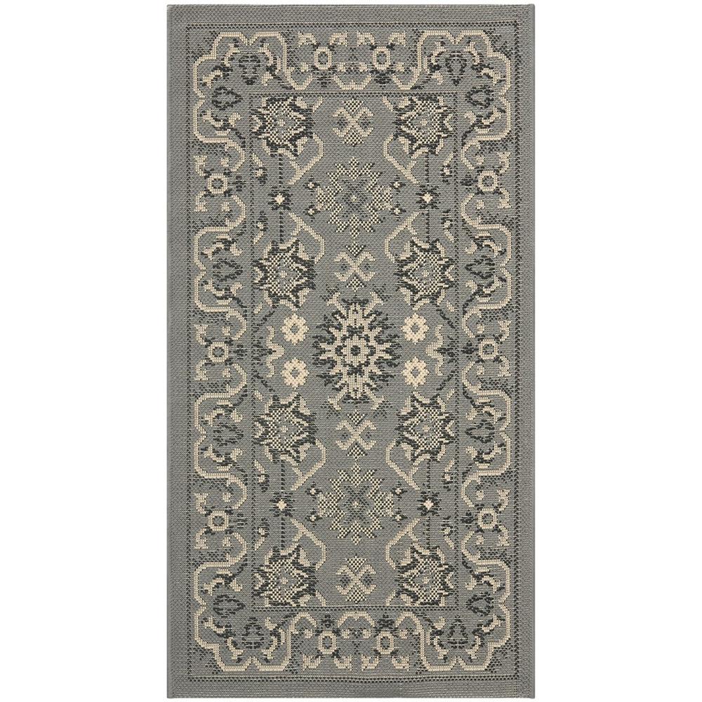 COURTYARD, GREY / CREAM, 4' X 5'-7", Area Rug, CY6727-67-4. Picture 1