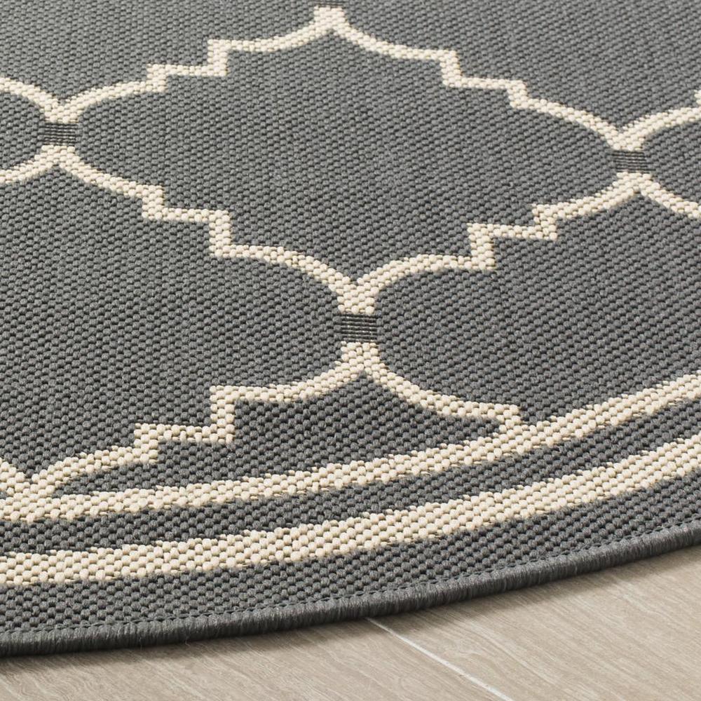COURTYARD, GREY / BEIGE, 5'-3" X 5'-3" Round, Area Rug, CY6889-246-5R. Picture 1