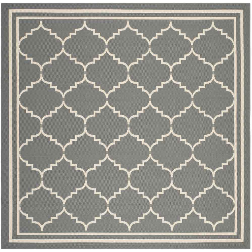 COURTYARD, GREY / BEIGE, 6'-7" X 6'-7" Square, Area Rug, CY6889-246-7SQ. Picture 1