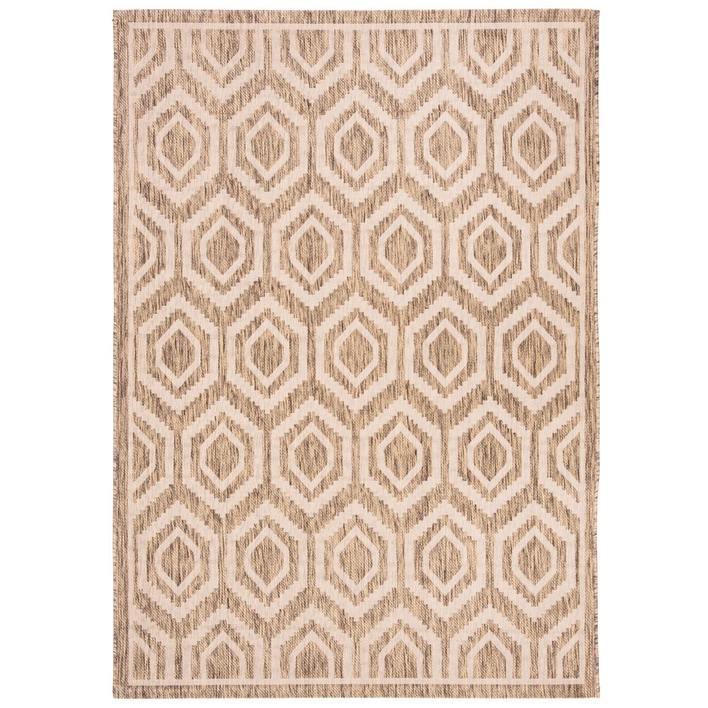COURTYARD, BROWN / BONE, 5'-3" X 7'-7", Area Rug, CY6902-242-5. Picture 4