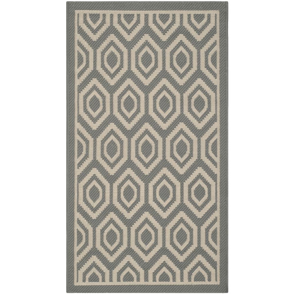 COURTYARD, ANTHRACITE / BEIGE, 2' X 3'-7", Area Rug, CY6902-246-2. Picture 1