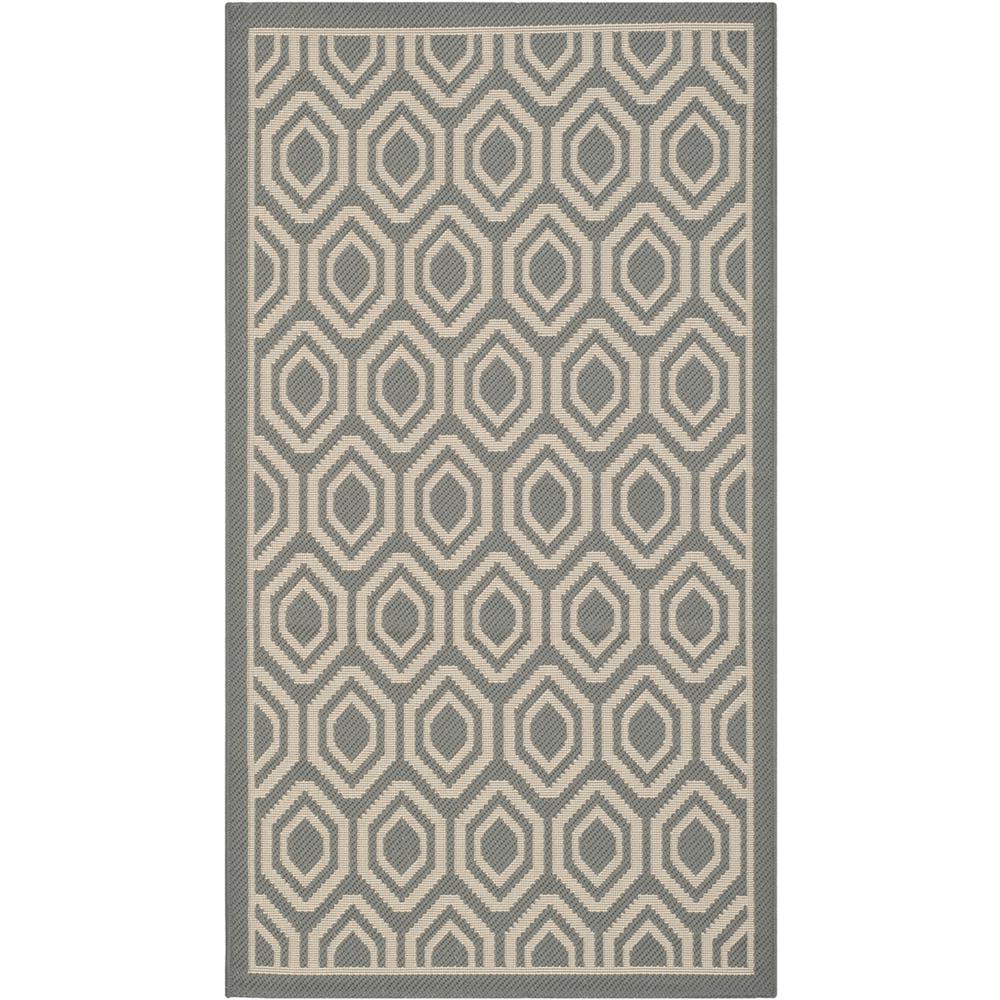 COURTYARD, ANTHRACITE / BEIGE, 2'-7" X 5', Area Rug, CY6902-246-3. Picture 1
