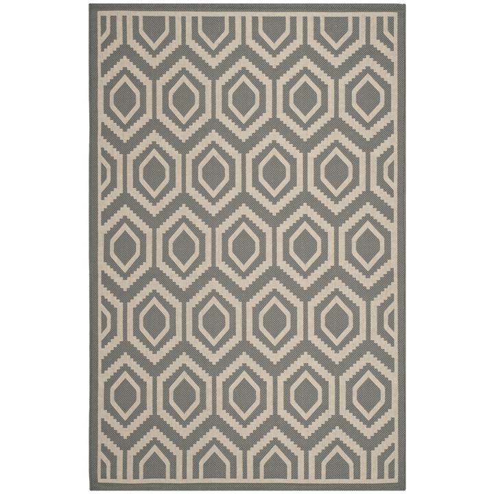 COURTYARD, ANTHRACITE / BEIGE, 5'-3" X 7'-7", Area Rug, CY6902-246-5. Picture 6