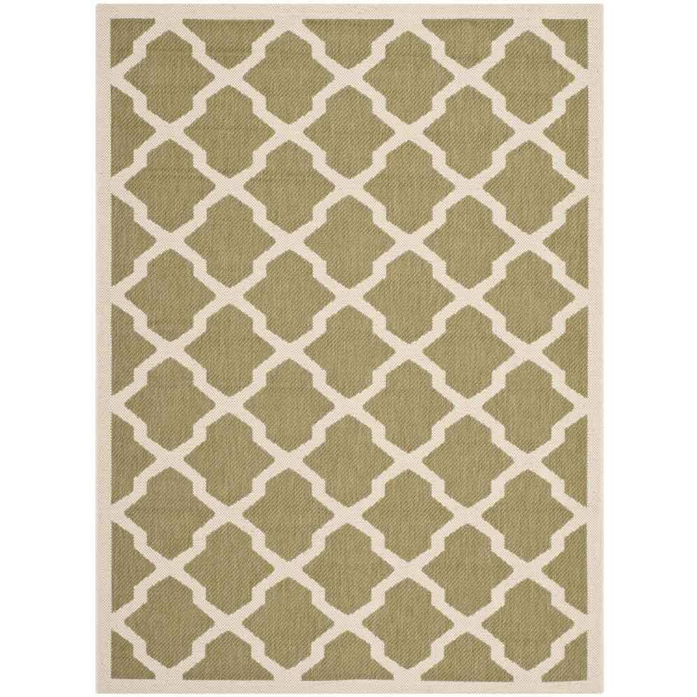 COURTYARD, GREEN / BEIGE, 4' X 5'-7", Area Rug, CY6903-244-4. The main picture.