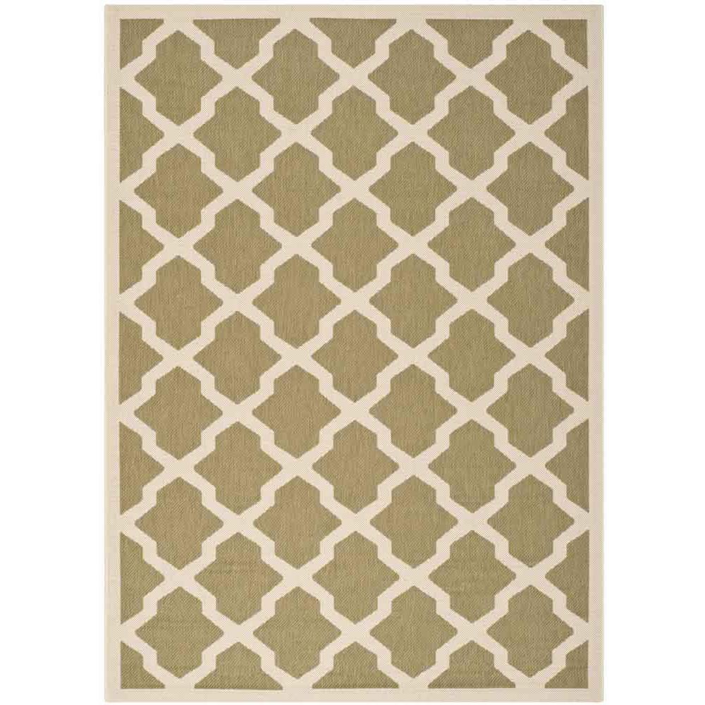 COURTYARD, GREEN / BEIGE, 5'-3" X 7'-7", Area Rug, CY6903-244-5. Picture 1