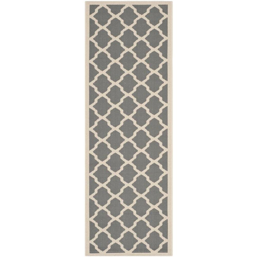 COURTYARD, ANTHRACITE / BEIGE, 2'-3" X 6'-7", Area Rug, CY6903-246-27. Picture 1