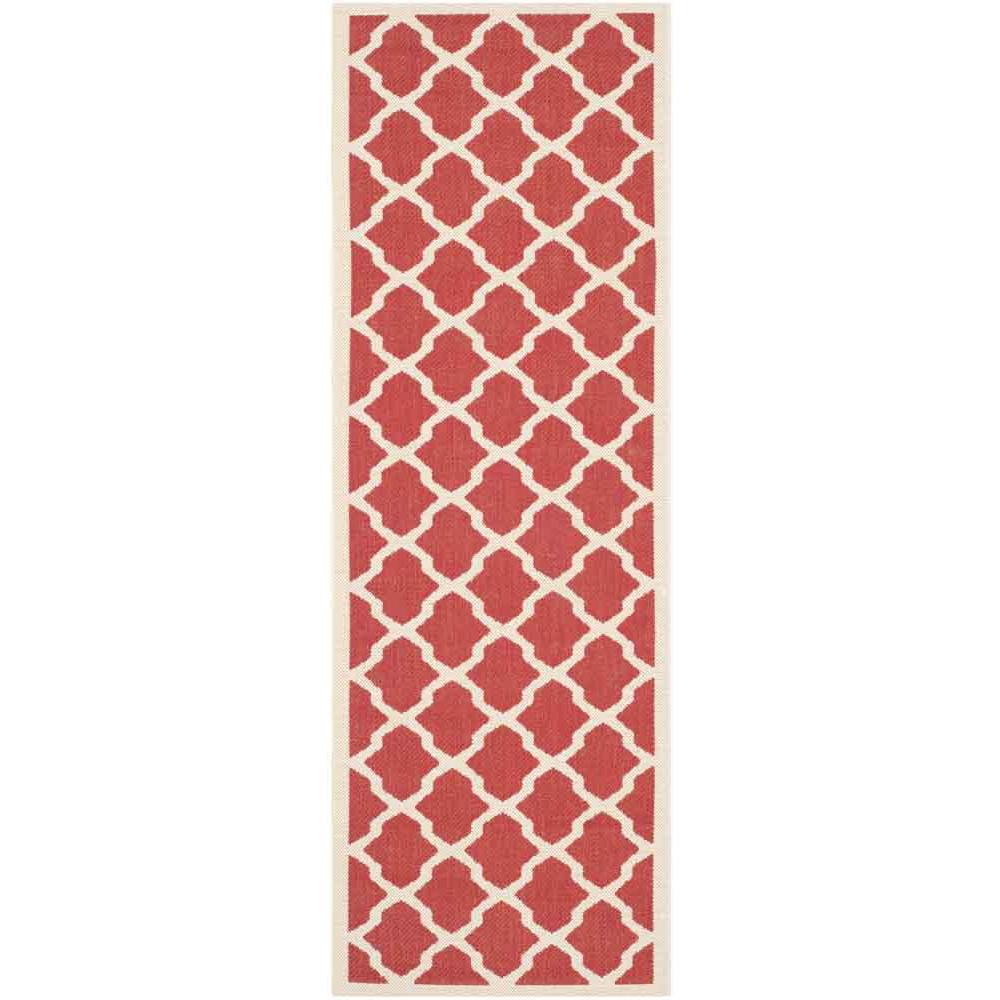 COURTYARD, RED / BONE, 2'-3" X 10', Area Rug, CY6903-248-210. Picture 1