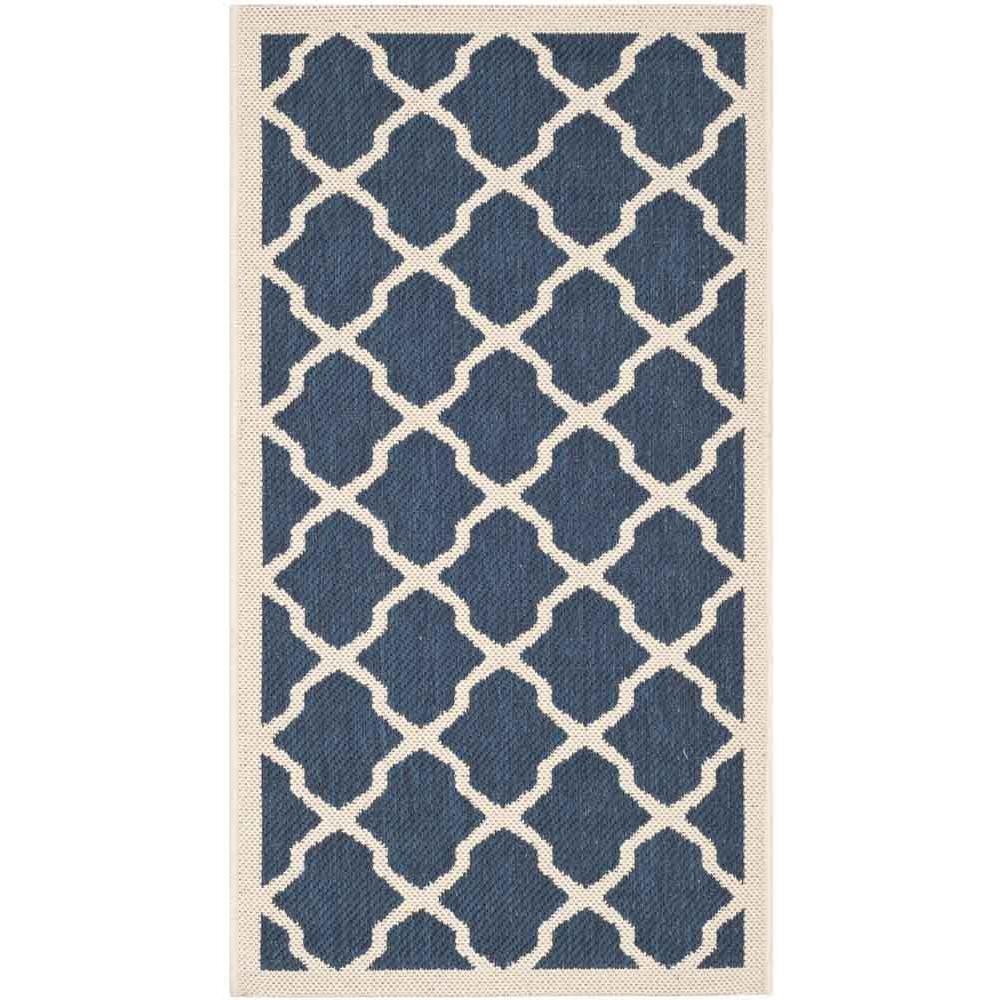 COURTYARD, NAVY / BEIGE, 2' X 3'-7", Area Rug, CY6903-268-2. Picture 1
