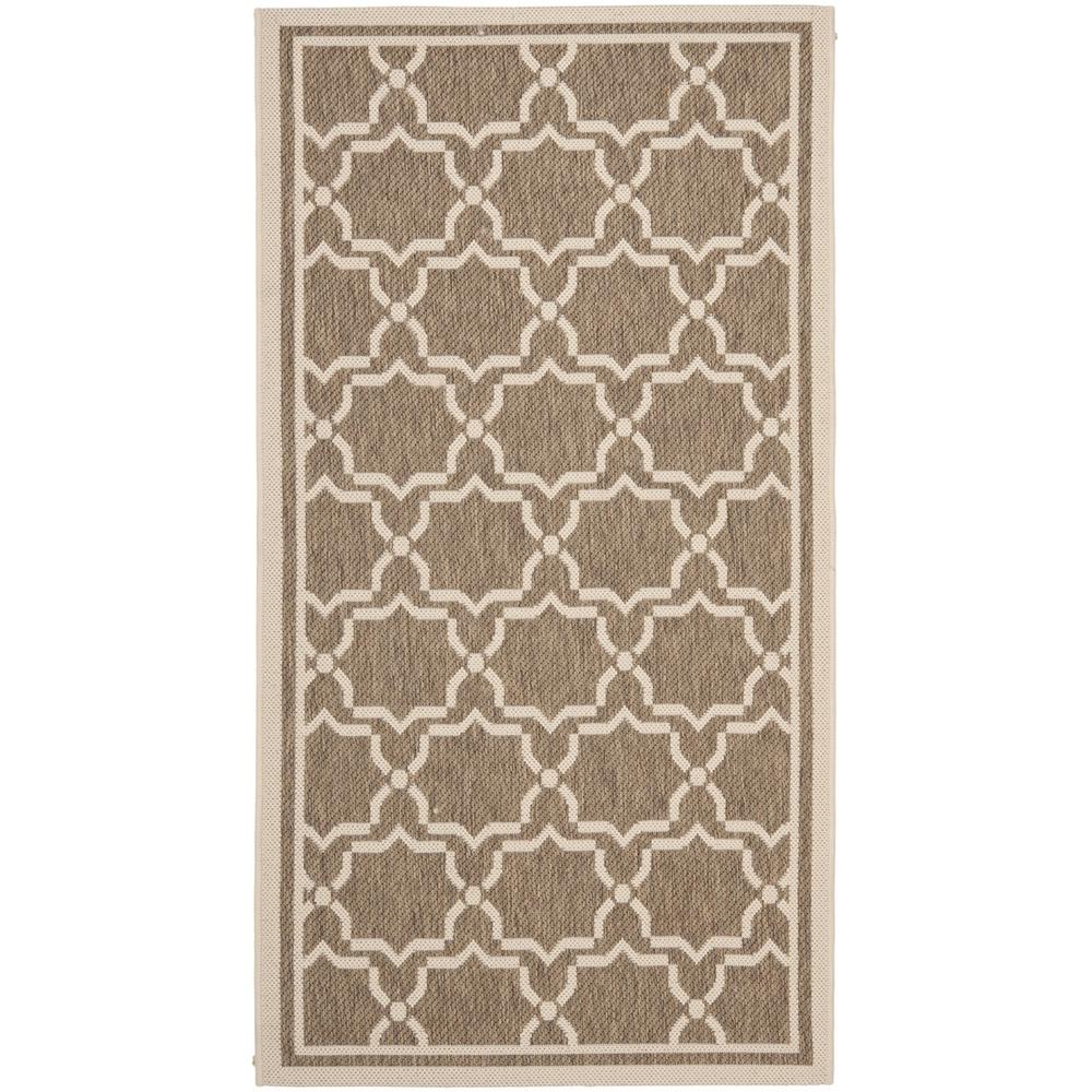 COURTYARD, BROWN / BONE, 2' X 3'-7", Area Rug, CY6916-242-2. Picture 1