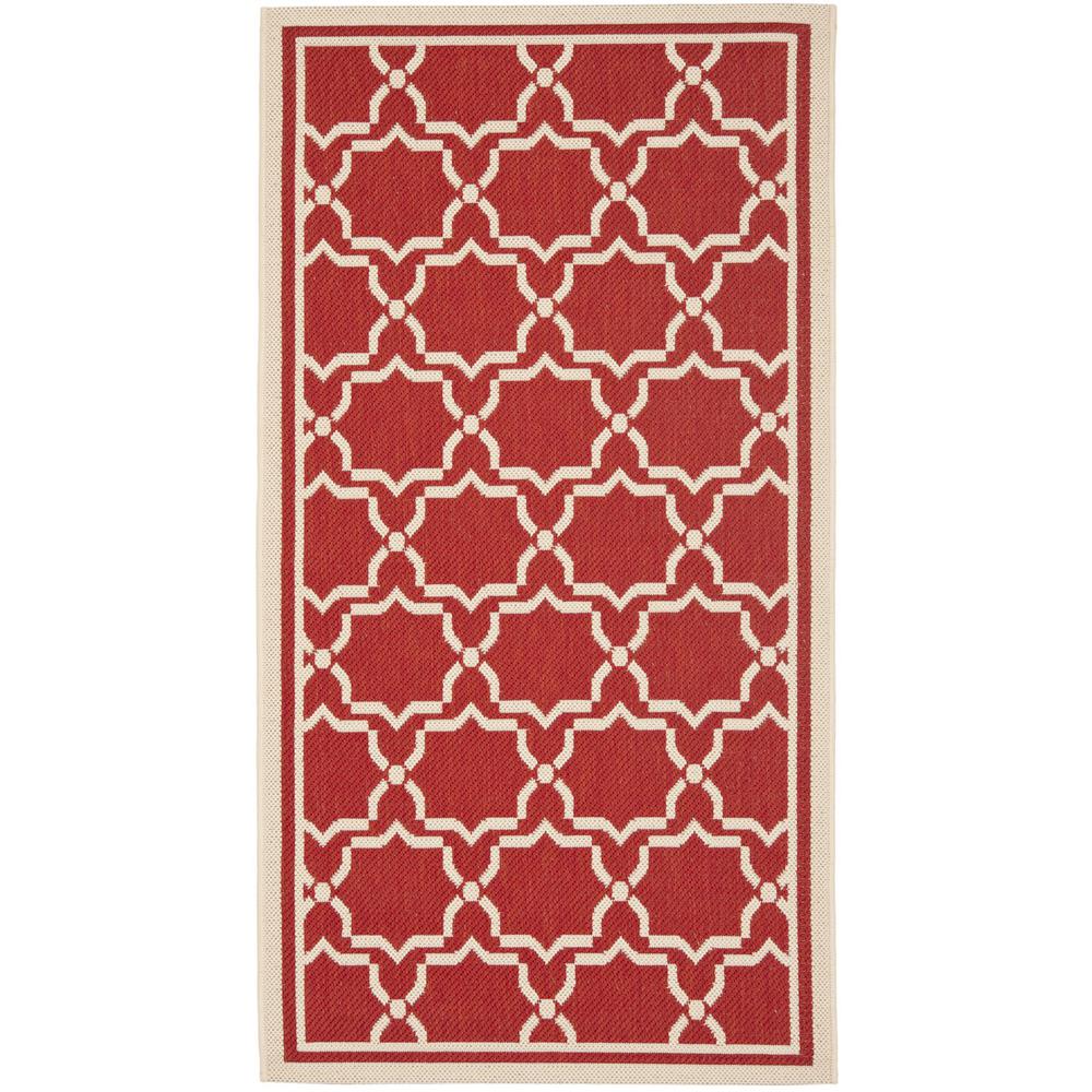 COURTYARD, RED / BONE, 2' X 3'-7", Area Rug, CY6916-248-2. Picture 1