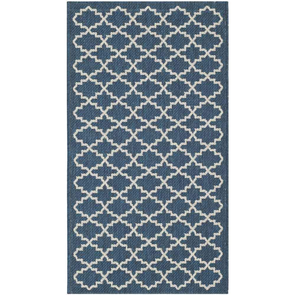 COURTYARD, NAVY / BEIGE, 2'-7" X 5', Area Rug, CY6919-268-3. Picture 1