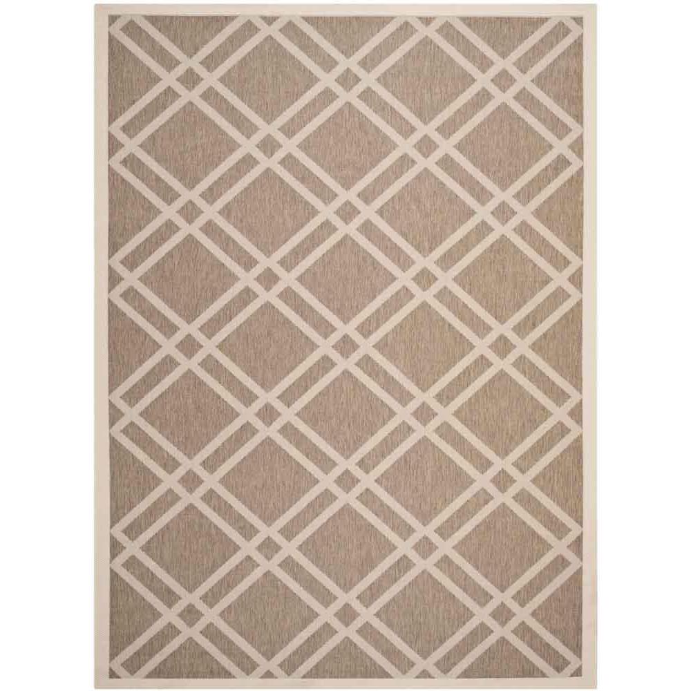 COURTYARD, BROWN / BONE, 5'-3" X 7'-7", Area Rug, CY6923-242-5. Picture 1