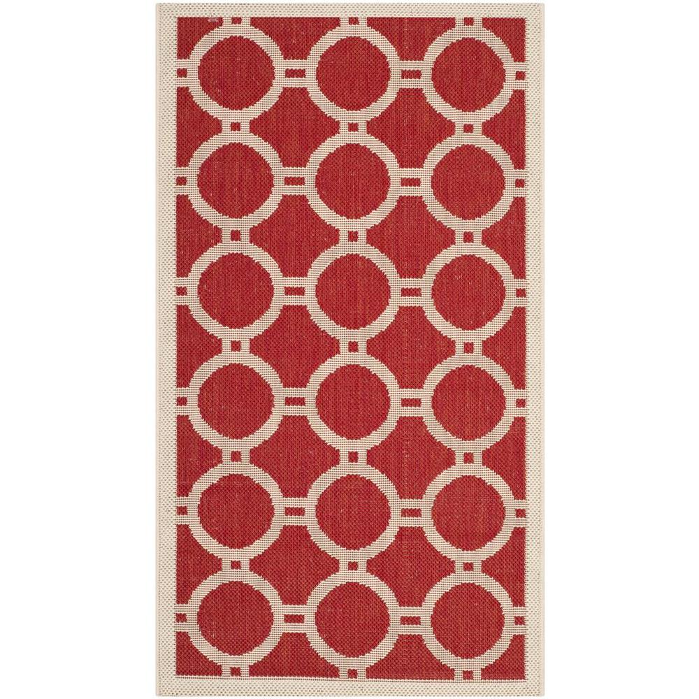 COURTYARD, RED / BONE, 2' X 3'-7", Area Rug, CY6924-248-2. Picture 1