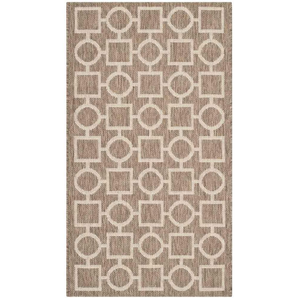 COURTYARD, BROWN / BONE, 2' X 3'-7", Area Rug, CY6925-242-2. Picture 1