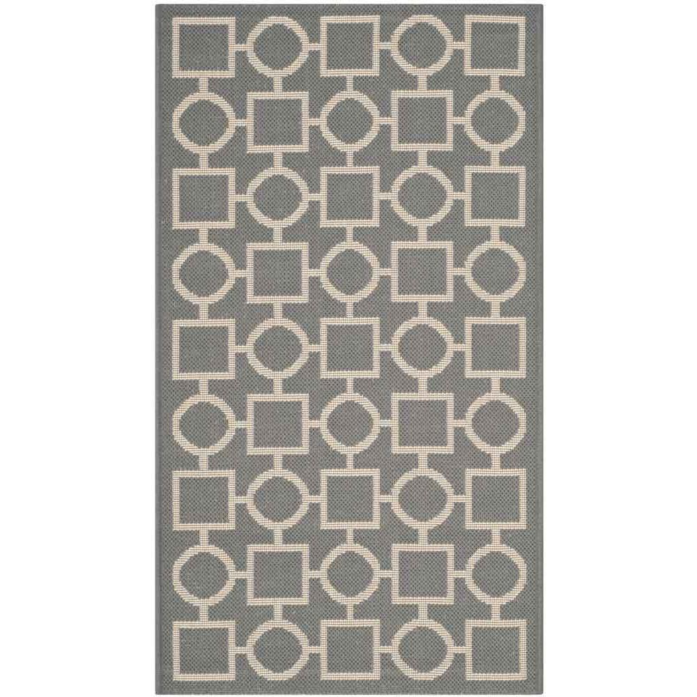 COURTYARD, ANTHRACITE / BEIGE, 2' X 3'-7", Area Rug, CY6925-246-2. Picture 1