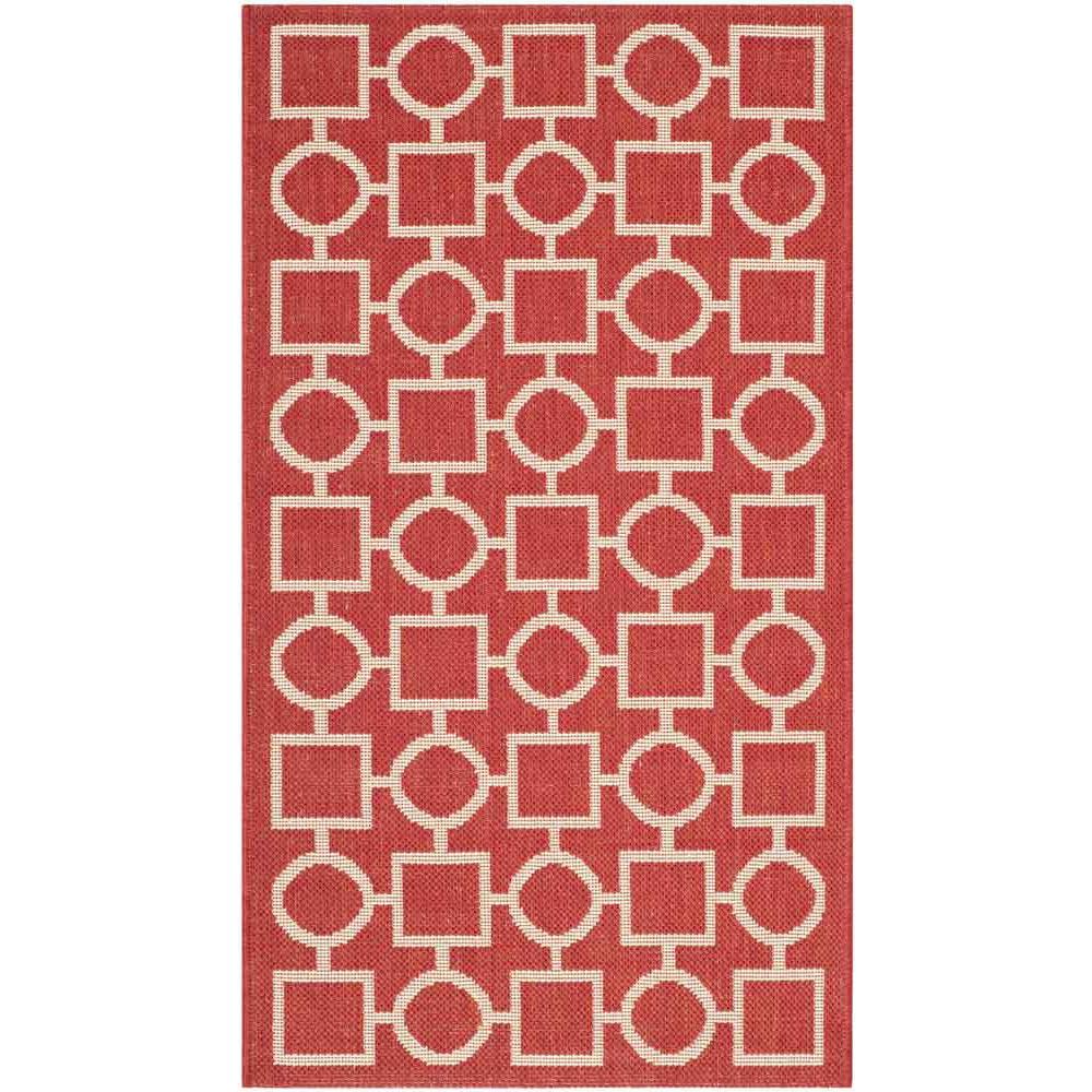 COURTYARD, RED / BONE, 2' X 3'-7", Area Rug, CY6925-248-2. Picture 1