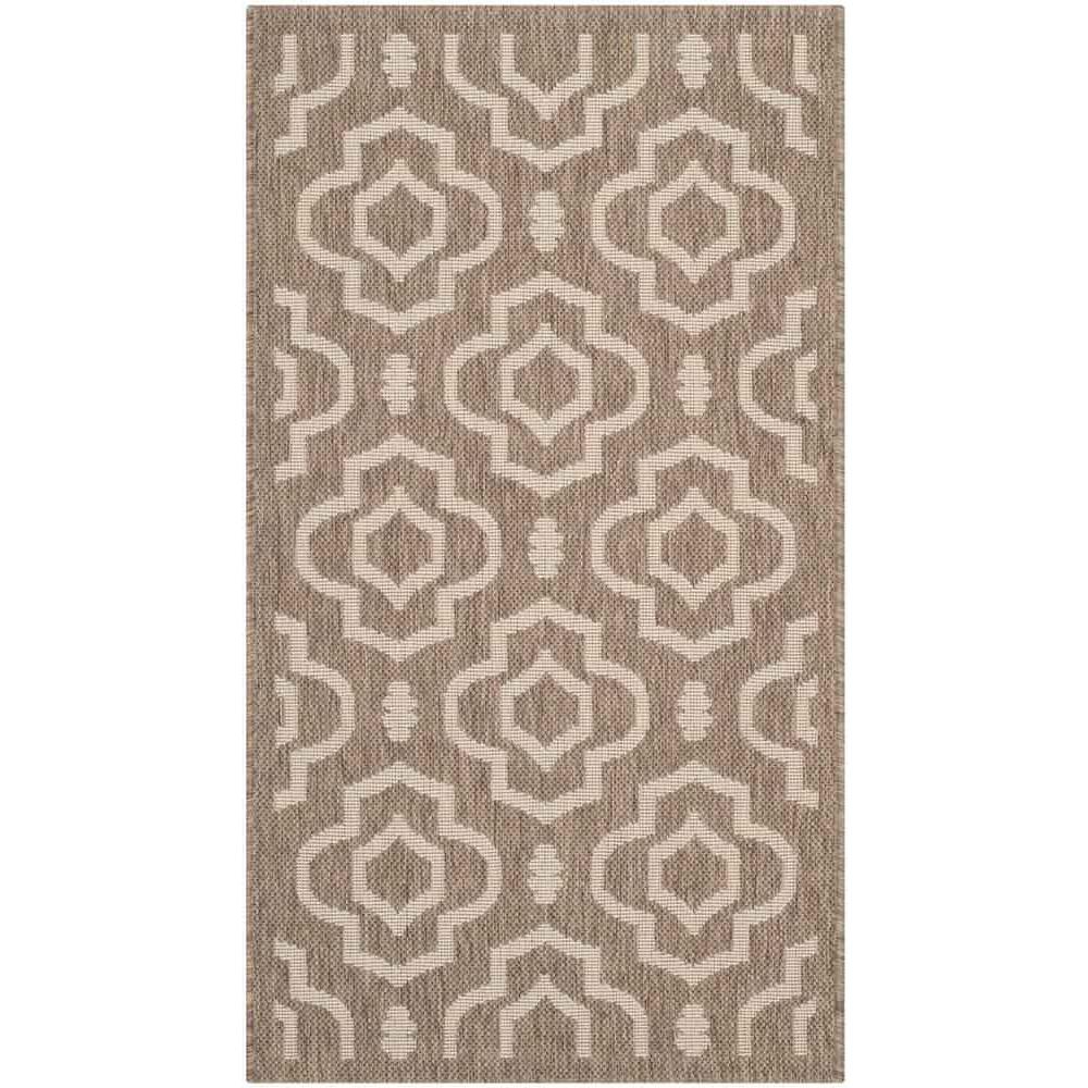 COURTYARD, BROWN / BONE, 2' X 3'-7", Area Rug, CY6926-242-2. Picture 1