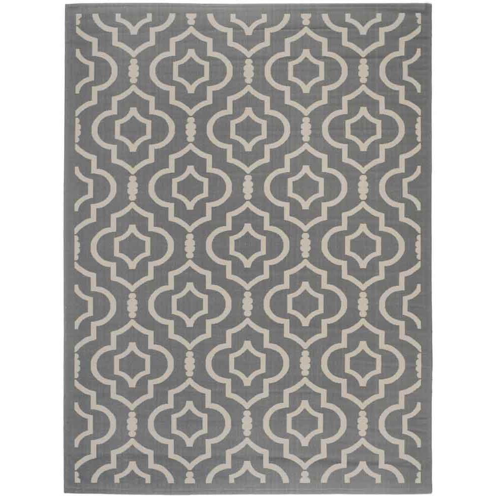 COURTYARD, ANTHRACITE / BEIGE, 5'-3" X 7'-7", Area Rug, CY6926-246-5. Picture 1