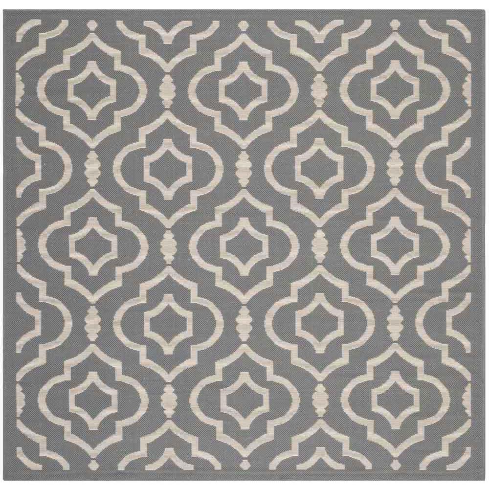 COURTYARD, ANTHRACITE / BEIGE, 5'-3" X 5'-3" Square, Area Rug, CY6926-246-5SQ. Picture 1