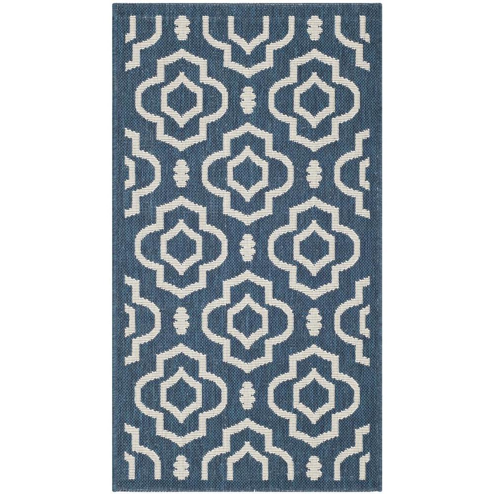 COURTYARD, NAVY / BEIGE, 2' X 3'-7", Area Rug, CY6926-268-2. The main picture.