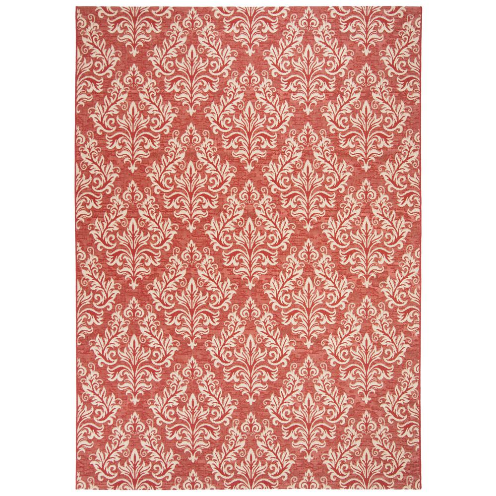 COURTYARD, RED / CREME, 8' X 11', Area Rug, CY6930-28-8. Picture 1