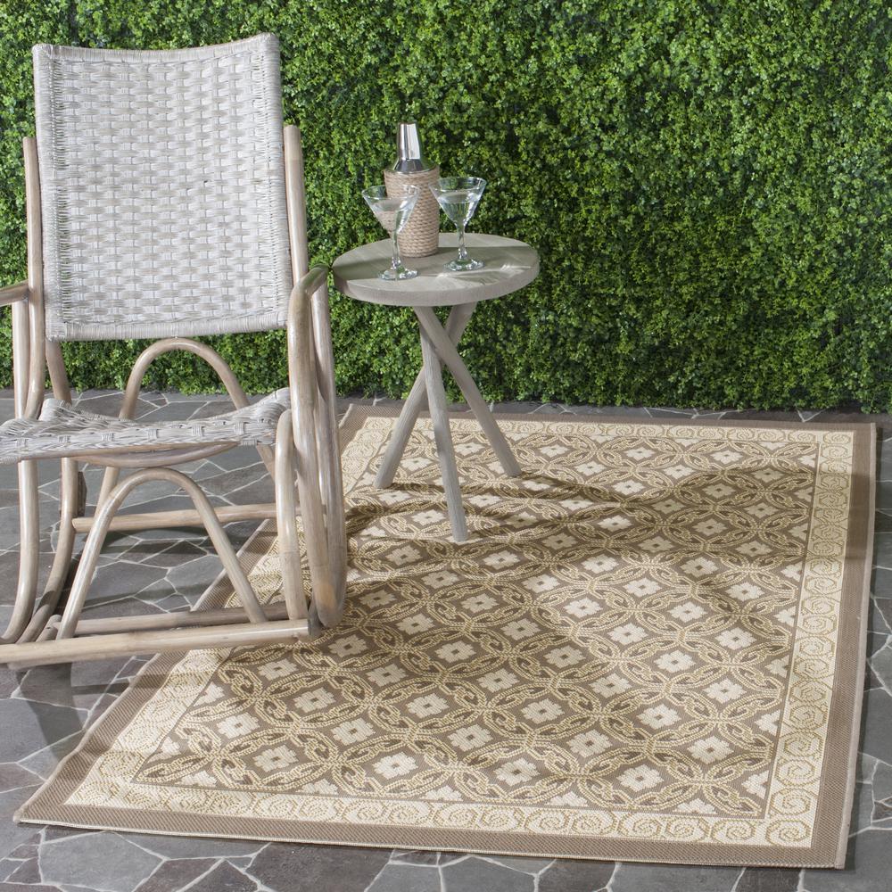 COURTYARD, BEIGE / BEIGE, 4' X 5'-7", Area Rug, CY7810-97A21-4. Picture 1