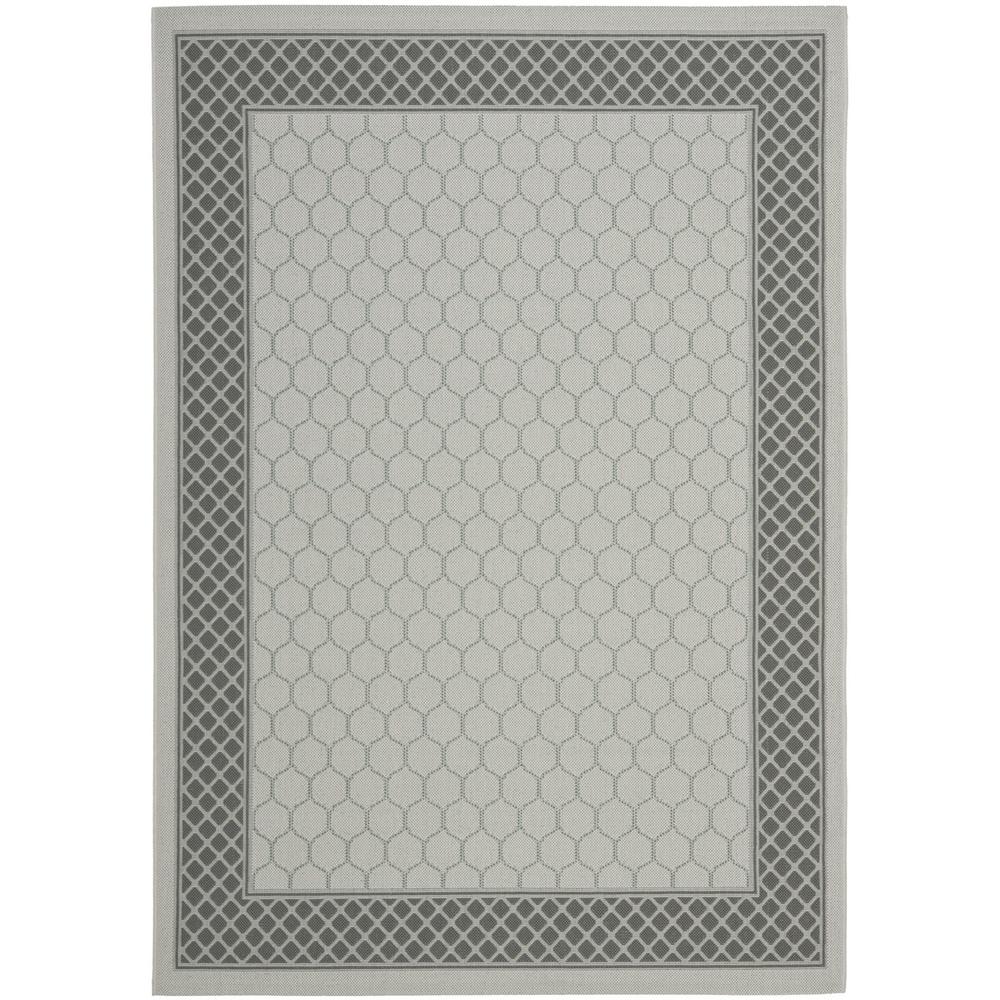 COURTYARD, LIGHT GREY / ANTHRACITE, 4' X 5'-7", Area Rug, CY7933-78A18-4. Picture 1