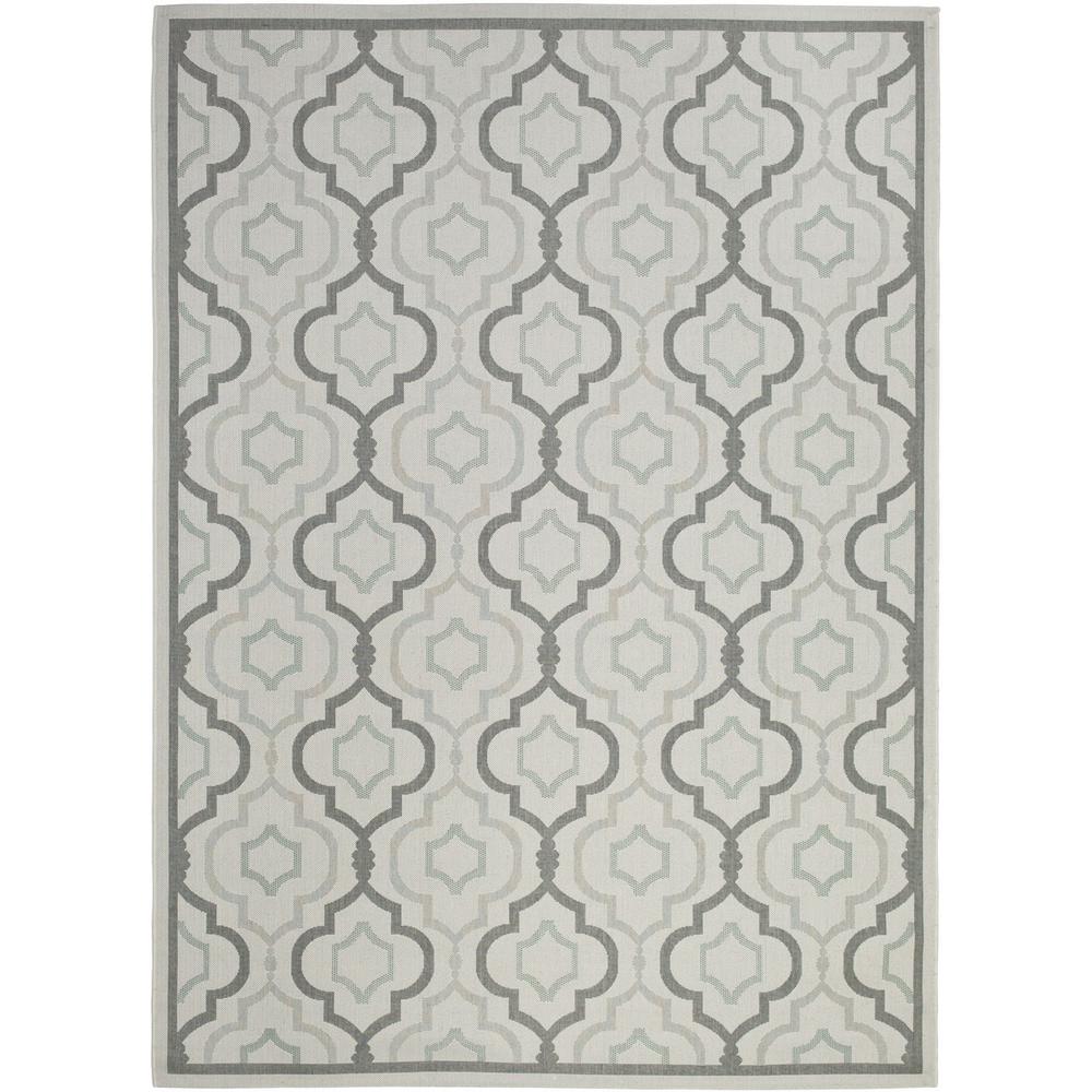 COURTYARD, LIGHT GREY / ANTHRACITE, 8' X 11', Area Rug, CY7938-78A18-8. Picture 1