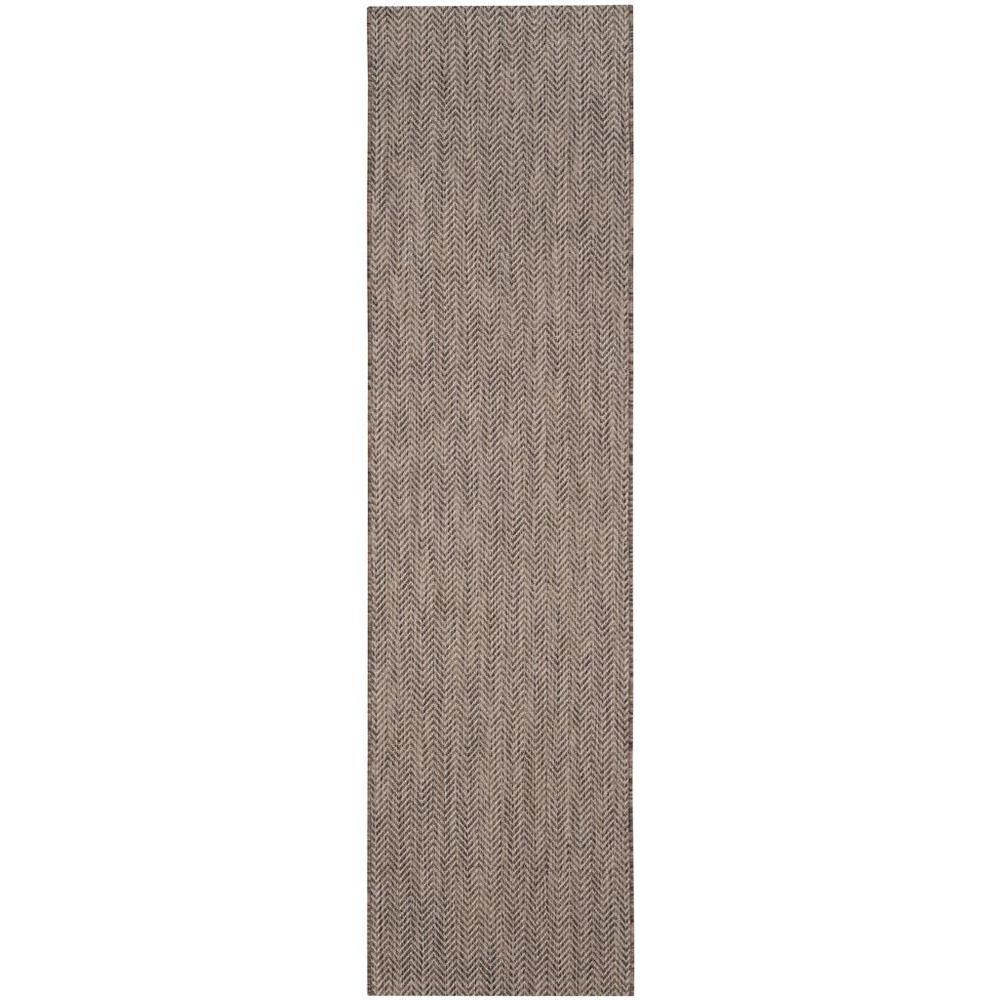 COURTYARD, BROWN / BEIGE, 2'-3" X 8', Area Rug, CY8022-36321-28. Picture 1