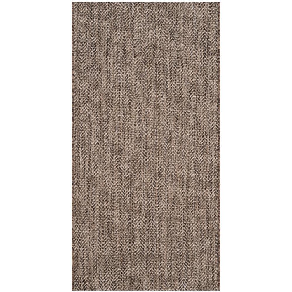 COURTYARD, BROWN / BEIGE, 2'-7" X 5', Area Rug, CY8022-36321-3. Picture 1