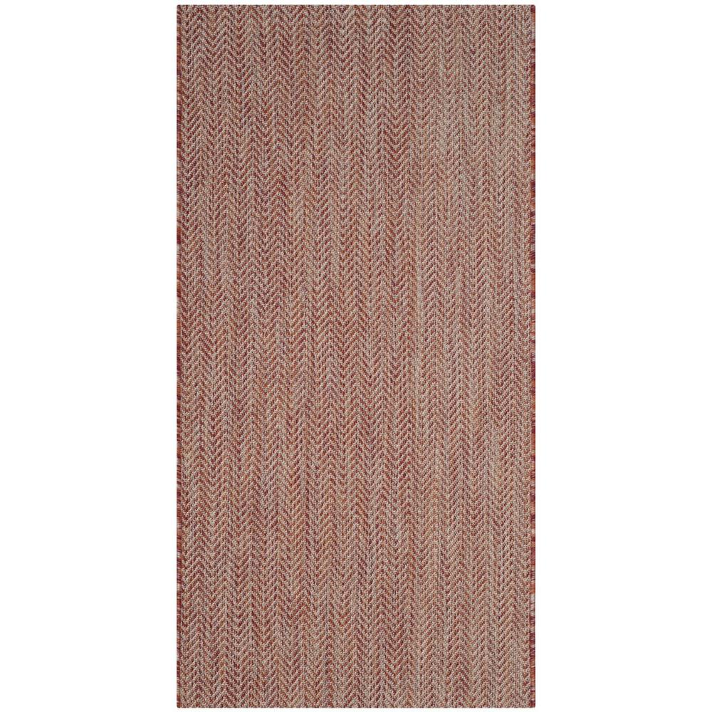 COURTYARD, RED / BEIGE, 2'-7" X 5', Area Rug, CY8022-36521-3. Picture 1