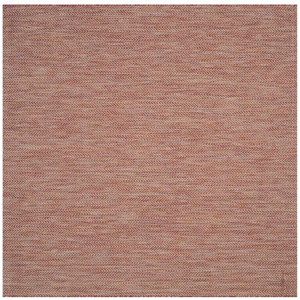 COURTYARD, RED / BEIGE, 6'-7" X 6'-7" Square, Area Rug, CY8022-36521-7SQ. Picture 1