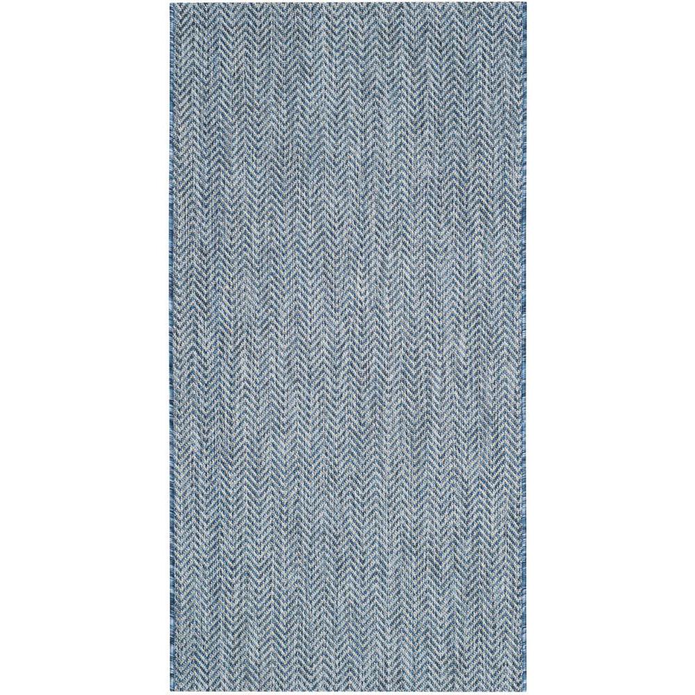 COURTYARD, NAVY / GREY, 2'-7" X 5', Area Rug, CY8022-36821-3. Picture 1