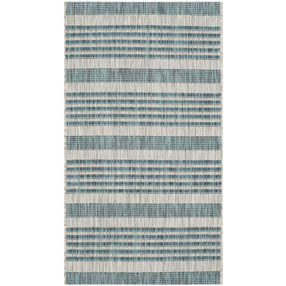 COURTYARD, GREY / BLUE, 2' X 3'-7", Area Rug, CY8062-37212-2. Picture 2
