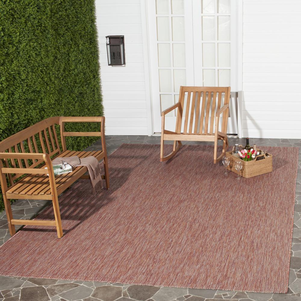COURTYARD, RED / RED, 9' X 12', Area Rug, CY8520-36522-9. Picture 1