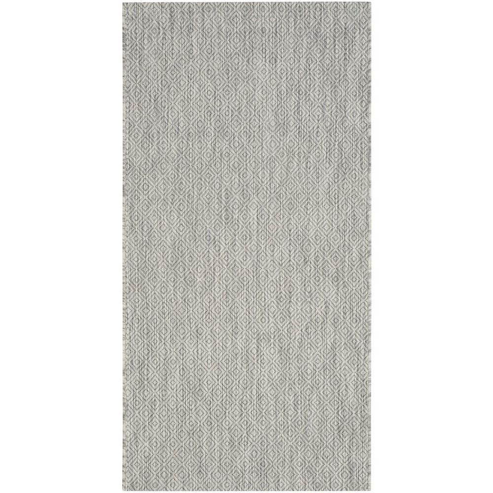 COURTYARD, GREY / GREY, 2'-7" X 5', Area Rug, CY8520-36811-3. Picture 1