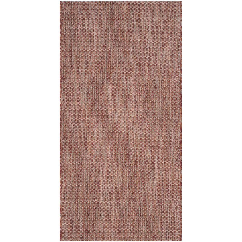COURTYARD, RED / BEIGE, 2'-7" X 5', Area Rug, CY8521-36521-3. Picture 1