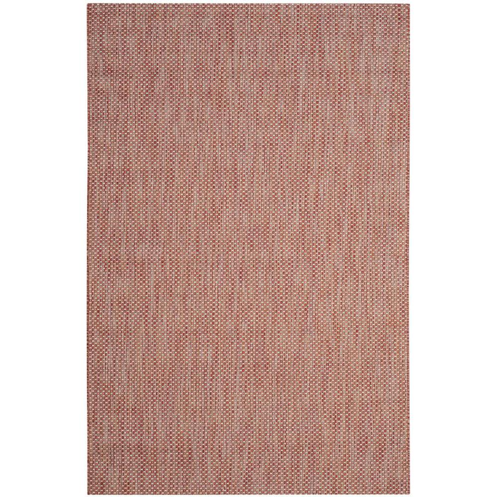 COURTYARD, RED / BEIGE, 6'-7" X 9'-6", Area Rug, CY8521-36521-6. Picture 1