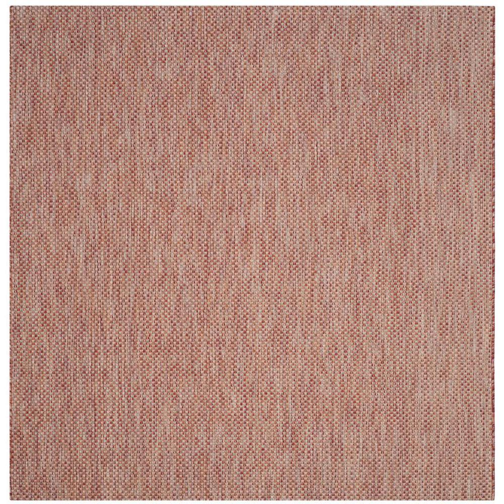 COURTYARD, RED / BEIGE, 6'-7" X 6'-7" Square, Area Rug, CY8521-36521-7SQ. Picture 1