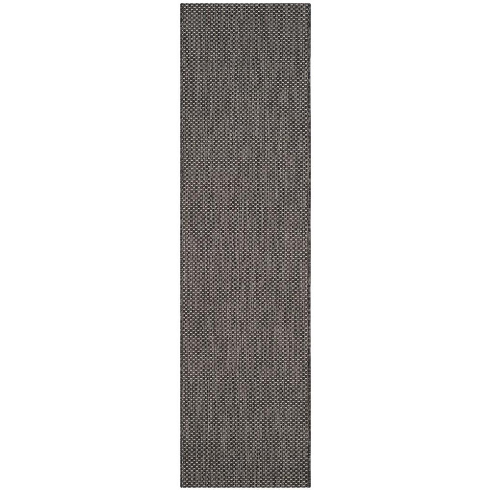 COURTYARD, BLACK / BEIGE, 2'-3" X 8', Area Rug, CY8521-36621-28. Picture 1