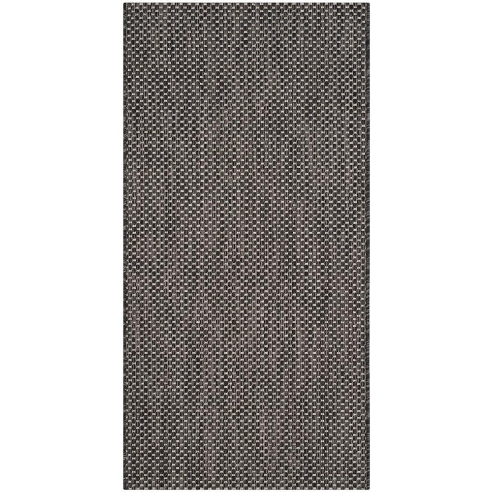 COURTYARD, BLACK / BEIGE, 2'-7" X 5', Area Rug, CY8521-36621-3. Picture 1