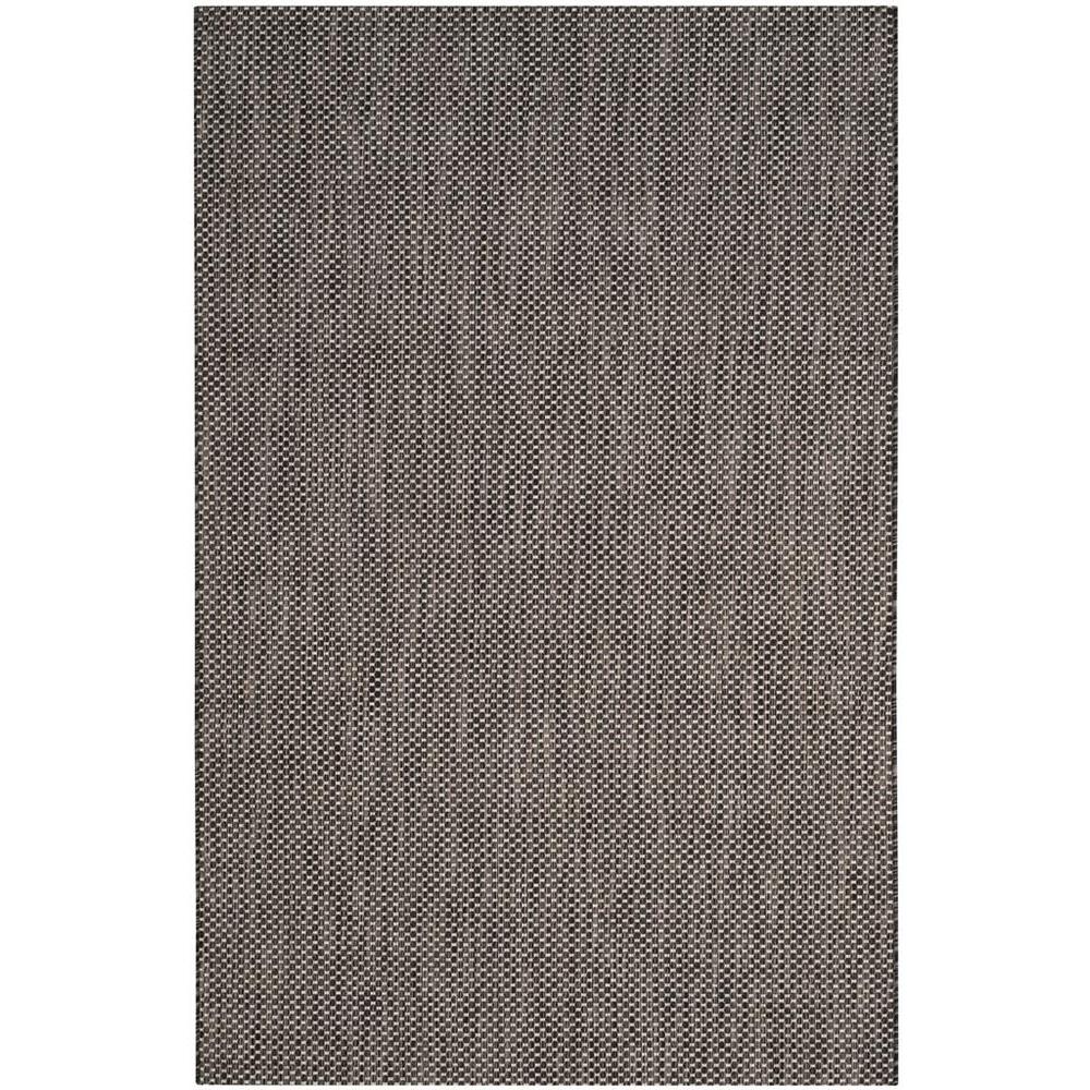 COURTYARD, BLACK / BEIGE, 6'-7" X 9'-6", Area Rug, CY8521-36621-6. Picture 1